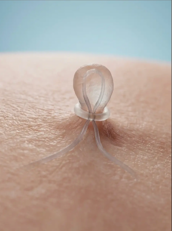 Place the micro-elastic